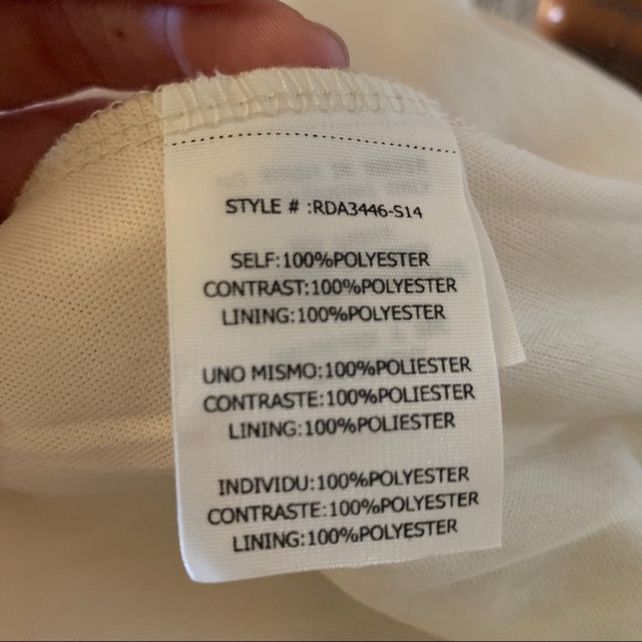 ALTAR’D STATE│White Lace appliqué Dress - Picture 5 of 5